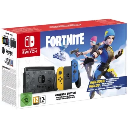 Nintendo Switch-Konsole * Limited Edition Fortnite + Fortnite (Vorinstalliert) + Panther Pack + 2000 V-Bucks
